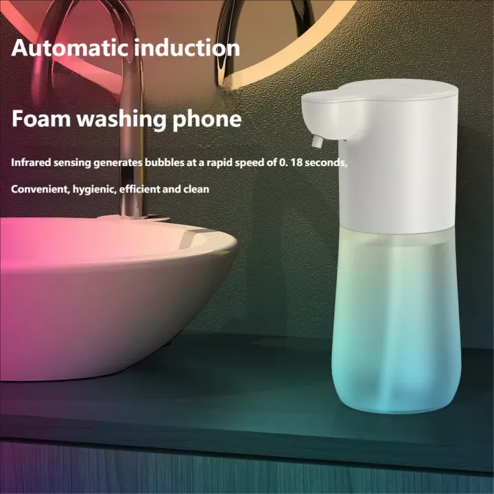 HOMEFISH%20Smart%20Sensor%20Automatic%20Soap%20Dispenser%20350ml%20USB%20Charging%20Contactless%20Soap%20Foam%20Dispenser%20Hand%20Sanitizer%20Machine%20-%20Image%202