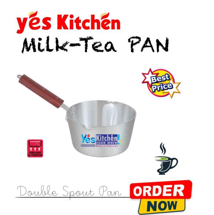 Milk Pan, Tea & Sauce Pan (Metal Finish- Al)