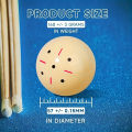Billiards training cue ball, diameter 57.2mm single-sided polka dot billiards beginners, billiards practice ball. 