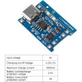 10pcs 5V 1A 18650 TP4056 Lithium Charging Lithium Battery Charging Board Type C Charge Module With Protection board.