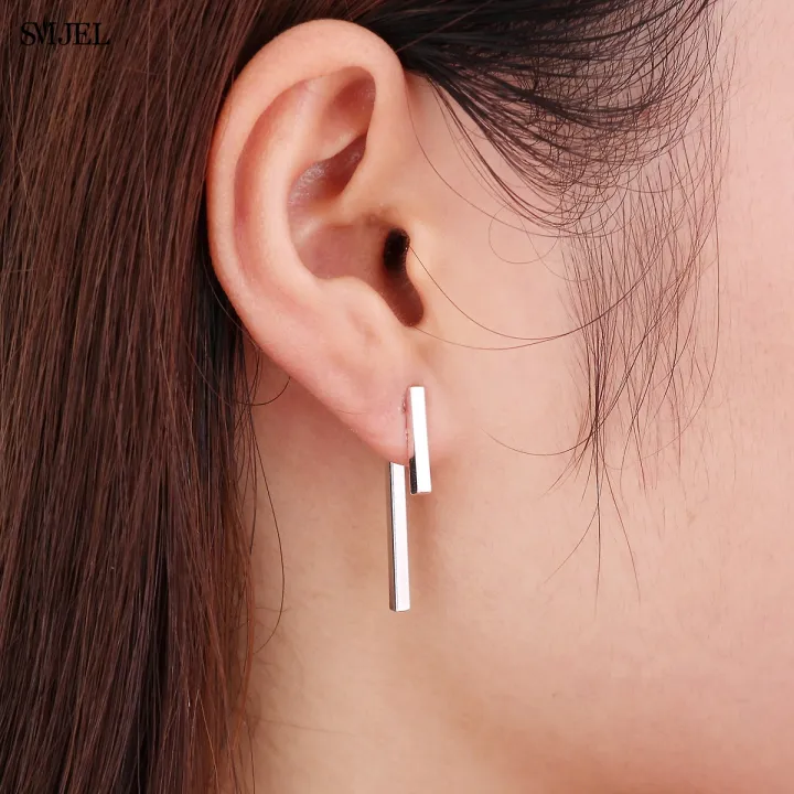 SMJEL%202026%20New%20Fashion%20Simple%20T%20Bar%20Drop%20Earring%20for%20Women%20Geometric%20Ear%20Jacket%20Earrings%20Wedding%20%20S140%20-%20Image%202