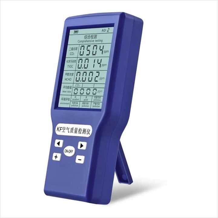 Portable Air Quality Detector for CO2 TVOC HCHO AQI Monitor Multi Gas Analyzer From Manufacturer