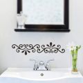 Wall Floral Border Vines Vinyl Decals Decor Art Wall Stickers ( 4 Inches by 12 Feet ). 