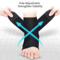 Adjustable Ankle Brace Breathable & Comfortable Elastic Ankle Support Sleeve Running Basketball Volleyball Foot Tendon Support.