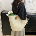 【Deal】 Women's Large Capacity Shoulder Bag Summer Straw Basket Handbag Fashion Female Luxury Designer Beach Bag Bali Shopper Tote. 