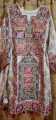 Bridal Balochi dress fully hand embroidered three piece pure banarsi shirt and hijjar with pure chiffon embroidered matha patti dupatta. 
