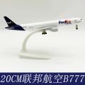 1/400 Model Planes B777 Air Fedex 20cm Metal Scale Aircraft Toy Child Diecast Airplanes Model Kit With Stand Toy Planes . 