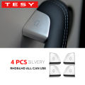 TESY For Tesla New Model YL Y Juniper Launch Model 3 Highland Door Lock Switch Open Button Cover Protector.