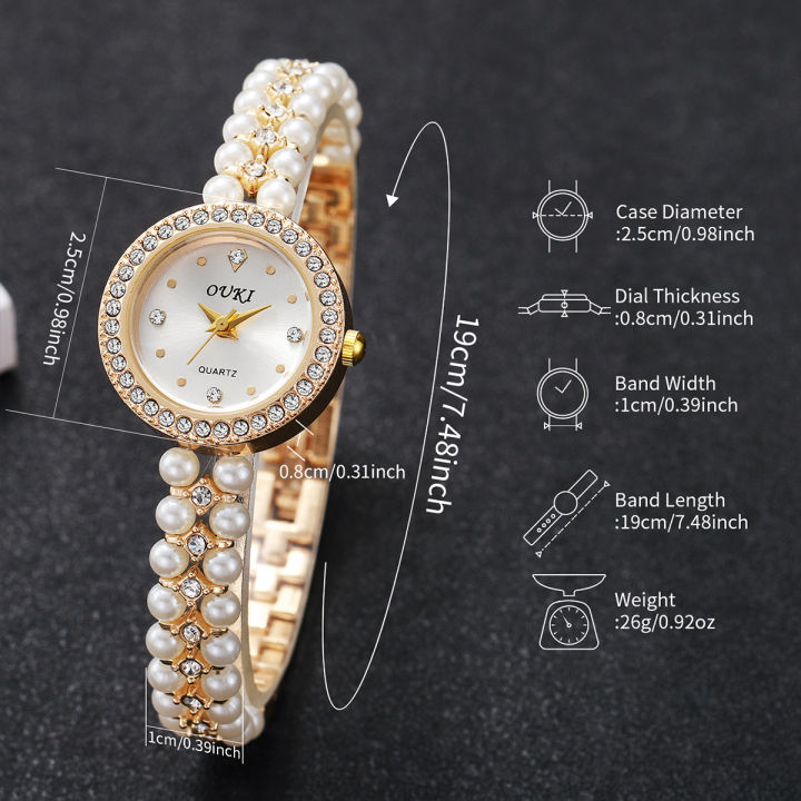 Fashion%20Women's%20Watches%20Ladies%20Imitation%20Pearls%20Alloy%20Band%20Analog%20Quartz%20Wristwatch%20Reloj%20Mujer%EF%BC%88Without%20Box%EF%BC%89%20-%20Image%206