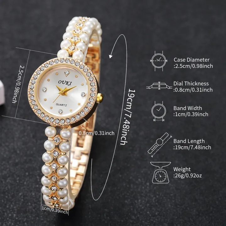 Fashion%20Women's%20Watches%20Ladies%20Imitation%20Pearls%20Alloy%20Band%20Analog%20Quartz%20Wristwatch%20Reloj%20Mujer%EF%BC%88Without%20Box%EF%BC%89%20-%20Image%206