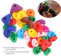15 PCs Rock Wall Durable Textured Climbing Handles Rock Wall Climbing Handles Multicoloured Assorted Climbing Handles Set for Children. 