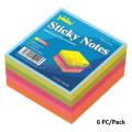 Pack of 100 Creative Sticky Notes Collection - Fun, Functional and Colorful Pads. 