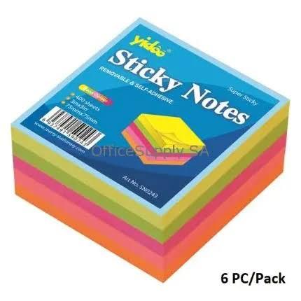 Pack of 100 Creative Sticky Notes Collection - Fun, Functional and Colorful Pads