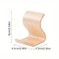 [New Wooden Phone Stand] New Wooden Portable Desktop Phone Stand | Creative Lazy Holder for iPad Tablet, Universal Mobile Stand. 