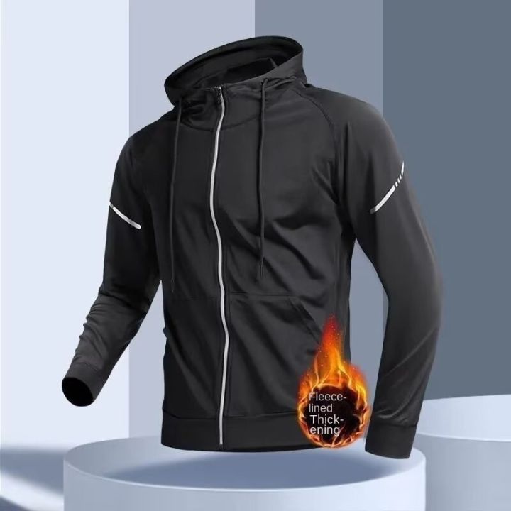 Running%20jacket%20men's%20winter%20new%20windproof%20and%20sun%20protection%20training%20sportswear%20with%20plush%20insulation%20and%20waterproof%20outdoor%20ho%20-%20Image%202