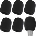 6pcs/pack New Style Microphone Cover - Foam Mic Covers Windscreen Suitable for Most Standard Handheld Microphone. 