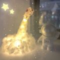 DIY Creative Rocket Light LED Colorful Clouds Astronaut Lamp USB Night Light Decor Ins Atmosphere Bedside Lamp Kids Gift. 