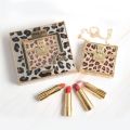 Mansly Makeup 3 in 1 Matte Lipstick Set Luxury Chain Bag Carved Valvet. 