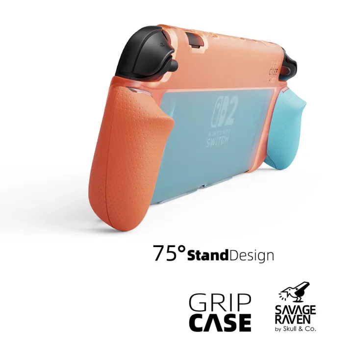 Savage%20Raven%20by%20Skull%20&%20Co.%20Grip%20Case%20With%20Replaceable%20Ergonomic%20Grip%20Protective%20Case%20for%20%20Switch%202%20NS2%20Game%20Console%20-%20Image%205
