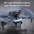 P23 Pro Foldable Drone With Brushless Motor Dual HD Cameras Intelligent Obstacle Avoidance Headless Mode, 360° Roll Having Cool Lights, One Key Take Off & Landing, Perfect Gift For Children. 