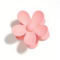 Flower design hair claw clip (catcher) in matte solid new faishon hair accessories for girls and womens. 