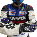 Almst Fox Skull Motorcycle Gloves for Bike ATV UTV High Quality Moto Cross Touch Screen Gloves Mens Mountain Bike Racing Gloves. 