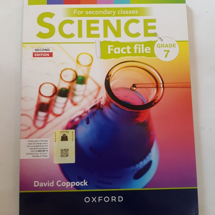 OXFORD SCIENCE FACT FILE FOR SECONDRY CLASSES GRADE 7 2ND EDITION BY DAVID COPPOCK