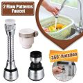 360 Degree Faucet Anti Splash Head Dual Mode Water Saver Bubbler Filter Nozzle Booster Nozzle Extender Bathroom Kitchen Tools. 