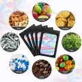 50-500Pcs Holographic Ziplock Bags Plastic Laser Iridescent Zip Bags for Manicure Eyelash Display Earrings Ring Storage Bag. 