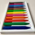 Plastic Crayons 12  pcs pack available in different packing. 