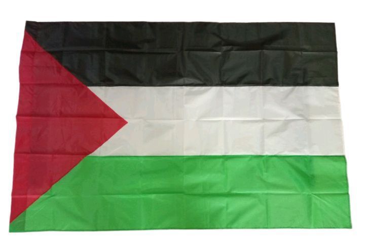 PALESTINE PARASUIT FLAG. SIZE IS 3/4. LENGTH IS 56 INCH AND WIDTH IS 37 INCH. ONE PIECE IN THE PACKAGE.