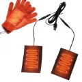 USB Clothes Heater Pad Electric Heating Pad 2 in 1 Winter Heating Pad Electric Heating Sheet Heating Warmer Pad For Vest Jacket. 