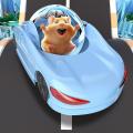 Hamster Running Ball Hamster Exercise Wheel Multiuse Hamster Toy Car Enjoyable  Sports Design Clear for Rat Small Animals Ferret. 