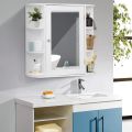 Multipurpose Mount Wall Mirror Bathroom Storage Cabinet Durable Modern Nice Organizer Toilet Paper Holder Towels Shampoo Racks Stand Display Large Big Space...by A M Furniture. 
