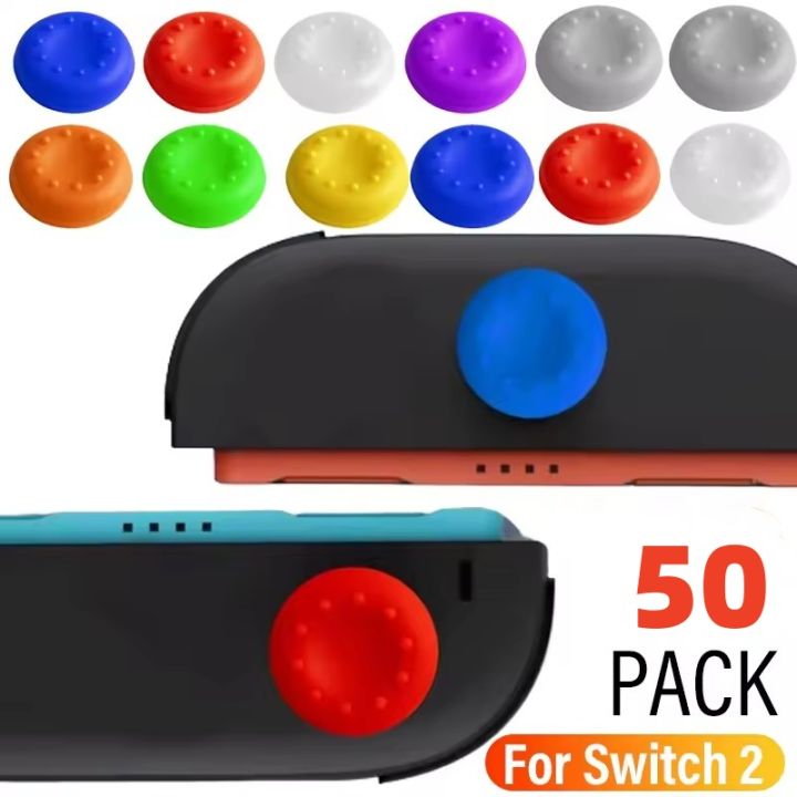 Universal Silicone Joystick Caps for Switch 2 Steam Deck Replacement Thumb Grip Protective Covers for Switch 2 Rog