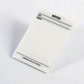 1PC Transparent PET Sticky Note Pad, Waterproof Grid Lined Memo Pad Stickers for School Students, Office Supplies.