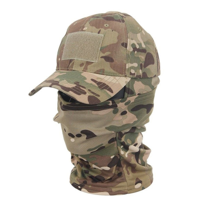 Camo Baseball Caps Sunscreen Breathable Balaclava Hat Outdoor Fishing Hiking Hunting Sports Cap Sunscreen Caps