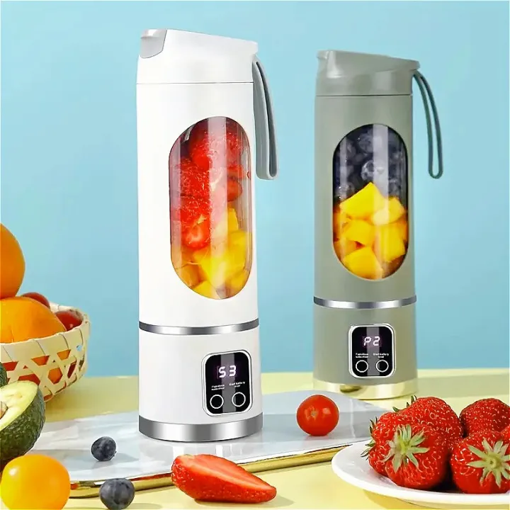 blender%20juicer%20Portable%20Electric%20Juicer%20450ml%208%20Blades%20Travel%20Juicer%20Machine%20Chargeable%20Shakes%20Smoothie%20Blenders%20Fresh%20Juice%20Cup%20-%20Image%202