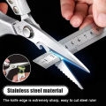 Kitchen Accessories Scissors Stainless Steal Sharp Multi Function Tool Food Scissor For Chicken Vegetable Barbecue Meat Fish. 