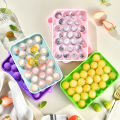 25 Grids Silicone Ice Grid Ball Ice Cube Mold with Cover Ice Storage Box Easy to Demould Bar Home Party Kitchen Tools. 