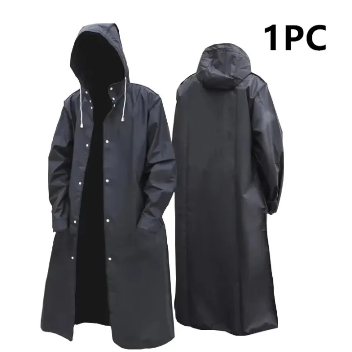 Fashion%20black%20%20windbreaker%20style%20waterproof%20long%20raincoat%20women's%20men's%20hooded%20outdoor%20motorcycle,%20bicycle,%20hiking,%20fishing%20-%20Image%207