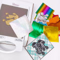 102pcs Hot Foil Transfer Film Sheet Holographic Stamping Foil For Paper Leather Paper Holographic Transfer Craft Foil. 