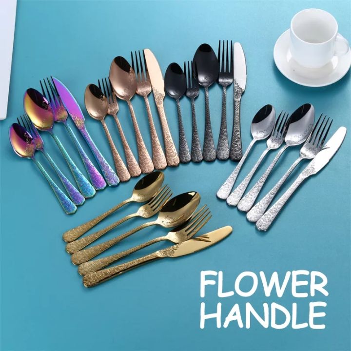 High%20Quality%20Cutlery%20Set%20Handle%20Exquisite%20carving%20Stainless%20Steel%20Golden%20Tableware%20Knife%20Fork%20Spoon%20Flatware%20Set%20Silverware%20Set%20-%20Image%203