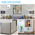 10pcs 12 Inch Peel And Stick Aluminum Tile Trim Metal L-shaped Protective Wall Corner Strip  Decorative Kitchen Backsplash Trim. 