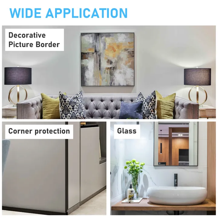 10pcs%2012%20Inch%20Peel%20And%20Stick%20Aluminum%20Tile%20Trim%20Metal%20L-shaped%20Protective%20Wall%20Corner%20Strip%20%20Decorative%20Kitchen%20Backsplash%20Trim%20-%20Image%207