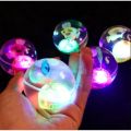 Bouncing Ball with LED Flashing Colorful Light * Kids Entertainment Rubber Balls * Attractive Toys * Easy Grip * Pack of 1. 