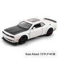 1:32 Hellcat Tomahawk Model Toy Supercars Alloy Diecast Sound Light Doors Opened Pull Back Simulation Sports Car Toys for Kids. 