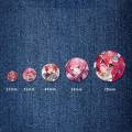 K-Kasane Teto Badge On Backpack Accessories Manga Icons Pins Round Cartoon Brooches For Clothes Bag Decor s.