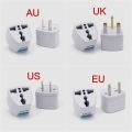 1PC Universal US UK AU To EU Plug USA To Euro Europe Travel Wall AC Power Charger Outlet Adapter Converter 2 Round Pin Socket.