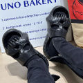 Halloween Skull Relief Design Men Slippers Couple Outdoor Fun Slides Thick Bottom of Beach Non-slip Casual Women Sandals.